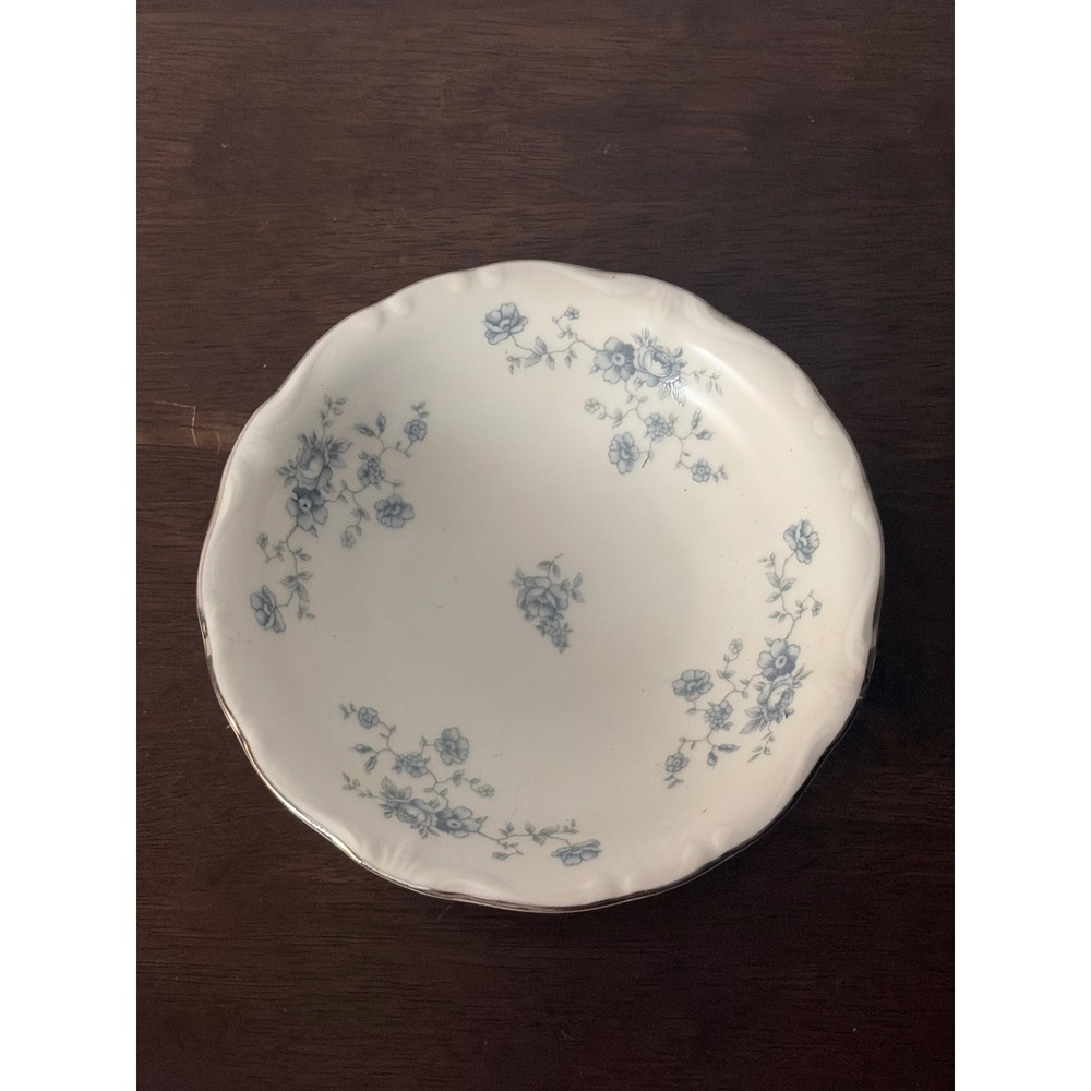 Johann Haviland Blue Garland Bavaria Germany 5 Inch Small Bowl Scalloped Edge